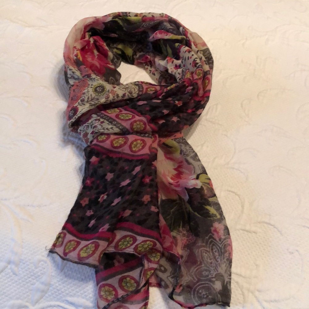 💙Pink Floral Fashion Scarf